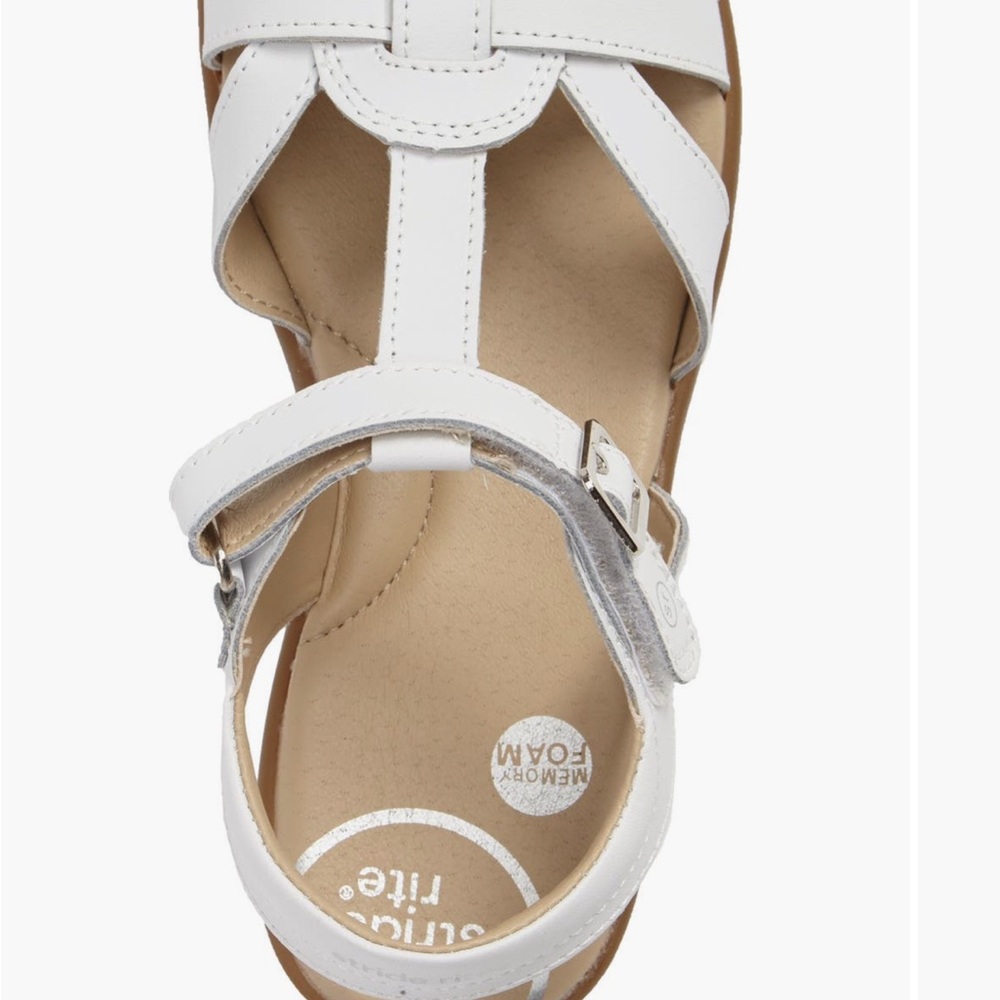 BNIB Stride Rite White Sandals sz 12.5 - Picture 3 of 10